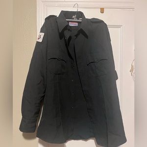 Security guard work shirt. Size 34/35 medium.